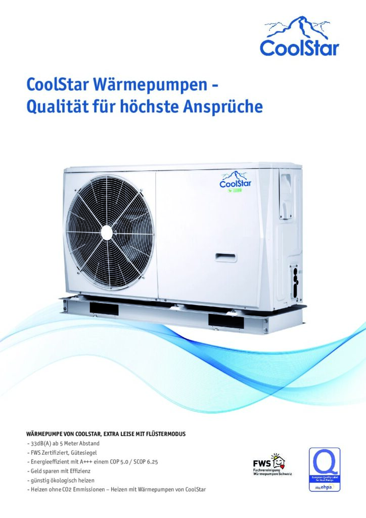 coolstar-waermepumpen Coolstar waermepumpen