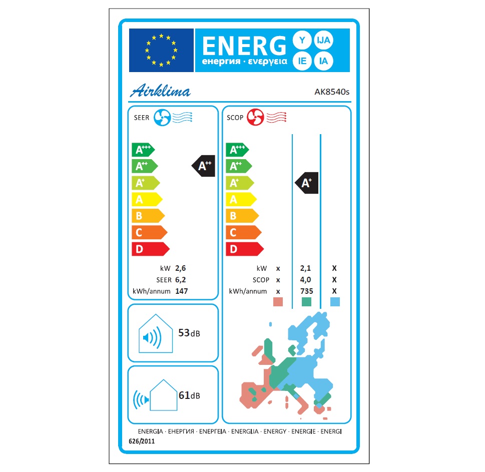 AK8540s-energielabel