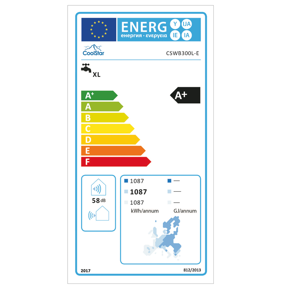 Energielabel cswb300l e