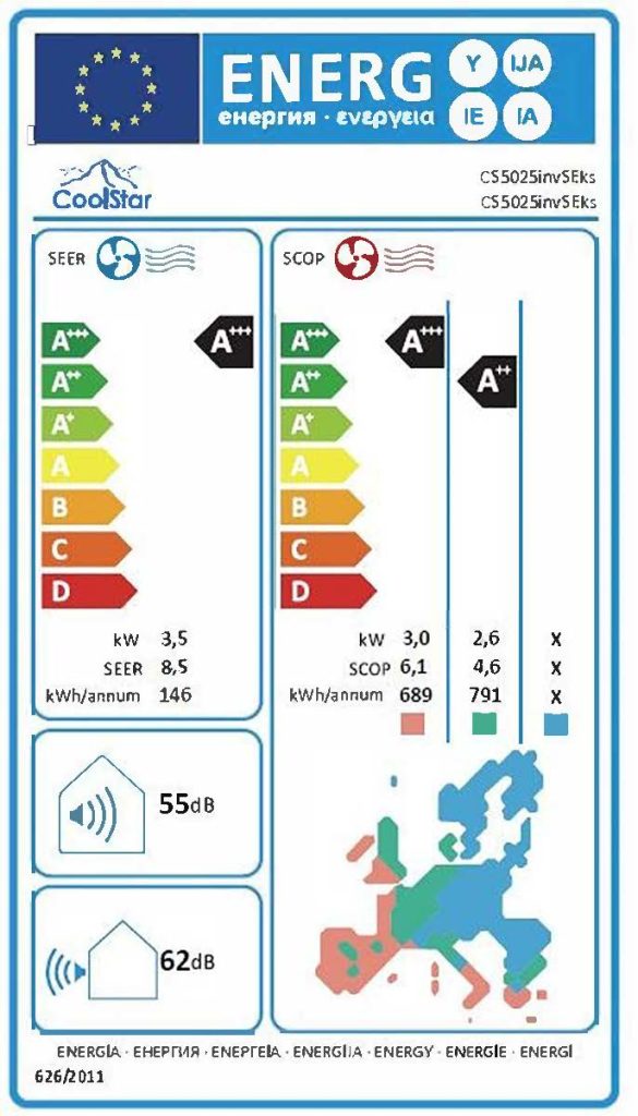 Energielabel cs5025invseks