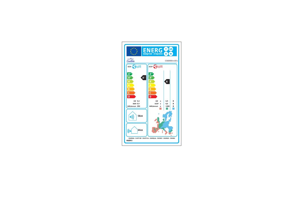 Energielabel cs6000invses