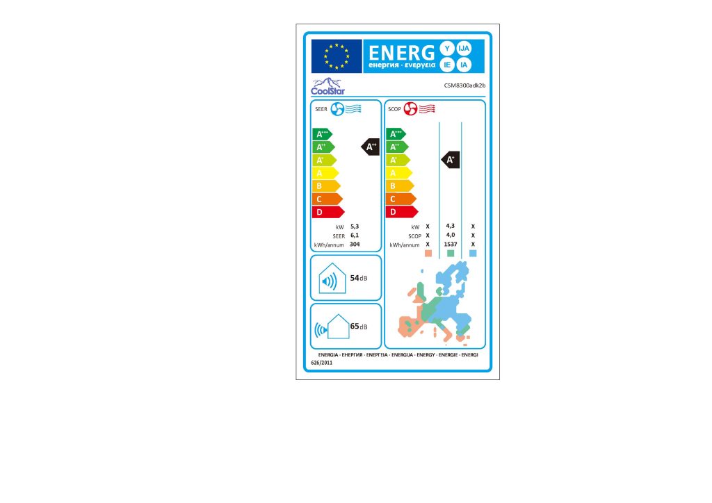 Energielabel csm8300adk2b
